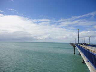 Fototapeta na wymiar New Brighton Pier in NewZealand