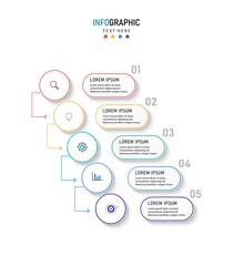 Vector Infographic label design template with icons and 4 options or steps. Can be used for process diagram, presentations, workflow layout, banner, flow chart, info graph.