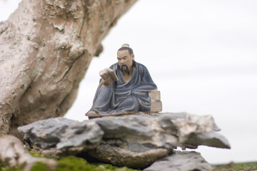 a Bonsai and Penjing landscape with miniature. © Seaonweb