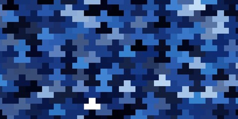 Dark BLUE vector texture in rectangular style. Abstract gradient illustration with rectangles. Pattern for business booklets, leaflets