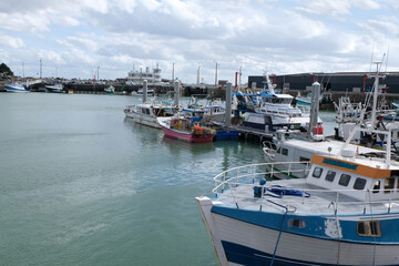 Fototapeta premium Port de pêche de Granville en Normandie