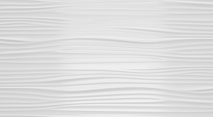 Naklejka premium White background with wave. 3d image, 3d rendering.