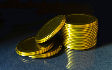  Lid of jar rests upon table close-up gilded colour