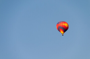 colorful ballon in blue sky