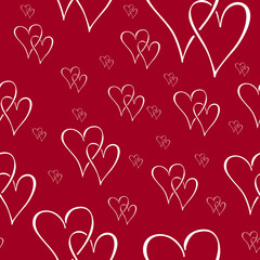 pink heart pattern, rose pattern, grape pattern. Valentines Day seamless background.
suitable for design templates such as backgrounds, web design, posters, banners, books, illustrations, and others