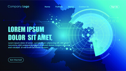 Abtract  background website Landing Page, suitable for website and mobile apps.Illustrator vector eps10.	