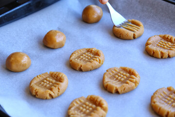 sweet dough dessert ready for baking