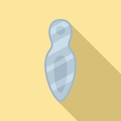 Shoe repair form icon. Flat illustration of shoe repair form vector icon for web design