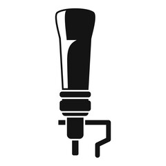 Obraz premium Shoe repair stand icon. Simple illustration of shoe repair stand vector icon for web design isolated on white background