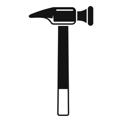 Shoe repair hammer icon. Simple illustration of shoe repair hammer vector icon for web design isolated on white background