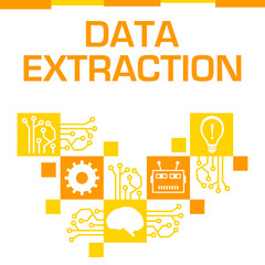 Data Extraction Yellow Orange Squares Symbols Circuit Elements 