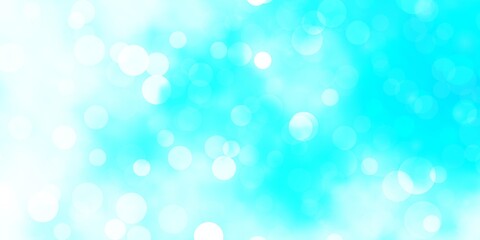 Obraz premium Light BLUE vector layout with circles. Abstract colorful disks on simple gradient background. Design for your commercials.