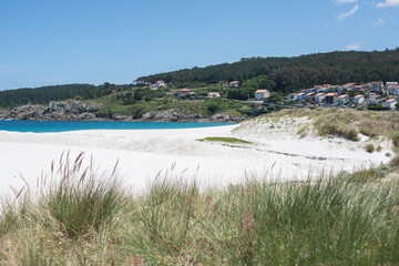 Fototapeta na wymiar Playa de Laxe, A Coruña