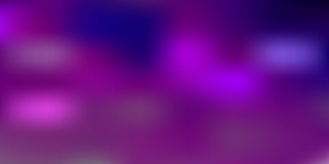 Light purple, pink vector gradient blur background.