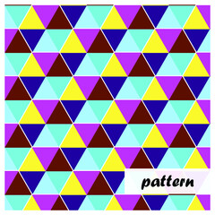 Neon geometric pattern with lettering for website and postcards