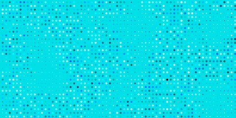 Light BLUE vector template with circles. Abstract decorative design in gradient style with bubbles. Pattern for business ads.
