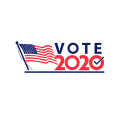 Vote 2020 American Election Retro
