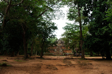 Ruins of Angkor Wat, ancient Khmer Empire, Siem Reap in Cambodia
