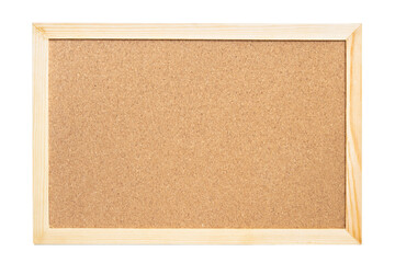 Fototapeta premium The cork-board on white background
