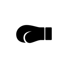 Boxing glove icon vector isolated on white