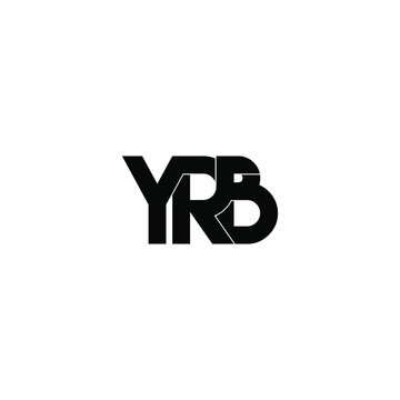 yrb letter original monogram logo design