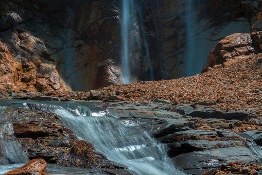 Marmaros Waterfall, Gokceada. Canakkale Turkey.
