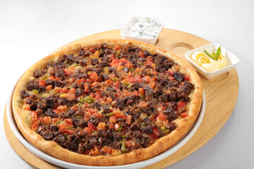 roasted beef pitta turkish pizza