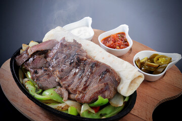 rib steak fajita
