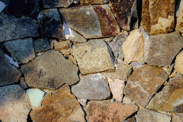 Background texture of stone wall.