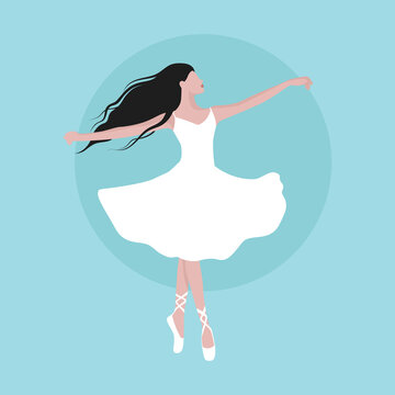 Ballerina, Dancing Woman, Dance, White Dress, Ballet