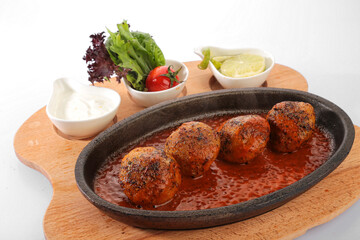 meatballs stuffed with cracked wheat icli kofte traditional turkish cuisine