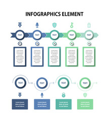 Presentation business infographics template. Vector illustration.
