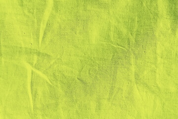 Obraz premium green bright fabric cotton texture wavy background abstract