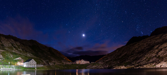 Grosser Sankt Bernhardpass Schweiz Italien