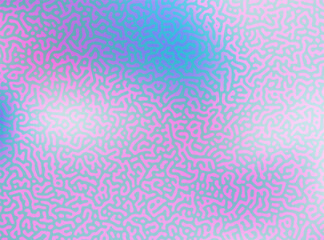 Generative algorithm psychedelic background. Reaction-diffusion or turing pattern formation.