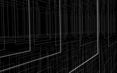 3d business science and technology background illustration Or abstract technology Line of light for publication and website design