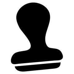 
Distinctive impression or quality, rubber stamp icon 
