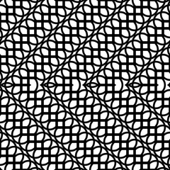Fototapeta premium Design seamless monochrome zigzag pattern