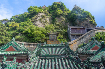 The charming summer scenery of Wudang Mountain, Hubei, China