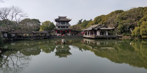 Fototapeta na wymiar Chinese park 