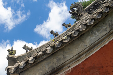 The charming summer scenery of Wudang Mountain, Hubei, China