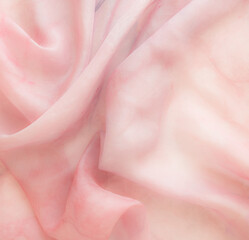 pink silk - hand dyed fabrics - natural Colors - slow fashion concept