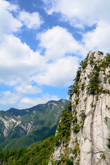 Summer Scenery of Heaven Village National Geological Park in Hubei, China