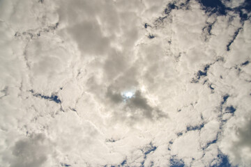 blue sky with clouds