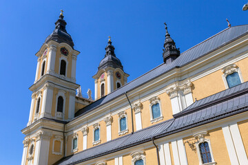 Fototapeta na wymiar St. Mary Cathedral in Kalocsa, Hungary