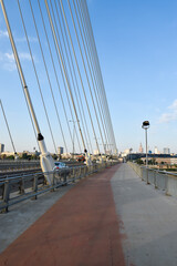 
bridge over the river Wisla in Warsaw