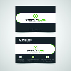 Modern and clean minimalistic business card template