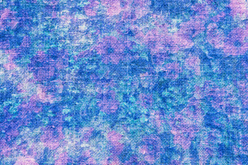 Abstract background. Double exposure from Petunia and sackcloth.