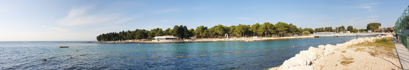 Fototapeta na wymiar Plava Laguna in Monterol Kroatien