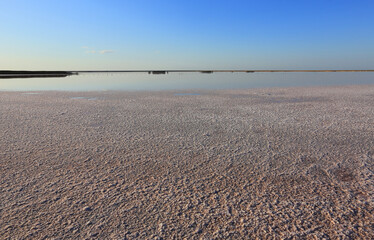 Obraz premium Dry salt lake